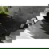 Baignoire Mexen Montana autoportante 170 x 80 cm, noire, trop-plein chromé - 52011708070-01