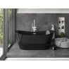 Mexen Montana baignoire autoportante 170 x 80 cm, noire, trop-plein blanc - 52011708070-20