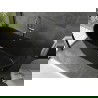 Baignoire Mexen Montana autoportante 170 x 80 cm, noire, évacuation en nickel brossé - 52011708070-97