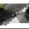 Baignoire freestanding Mexen Montana 170 x 80 cm, noire, avec évacuation dorée - 52011708070-50