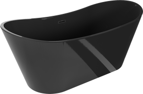 Mexen Montana baignoire autoportante 170 x 80 cm, noire, trop-plein noir - 52011708070-70