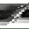 Baignoire Mexen Montana îlot 170 x 80 cm, noire, bonde gun metal - 52011708070-95