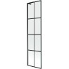 Mexen Next L pare-douche à un panneau 50 x 150 cm, grille noire, noir - 895-050-000-03-77-70