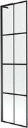 Mexen Next L pare-douche à un panneau 50 x 150 cm, grille noire, noir - 895-050-000-03-77-70