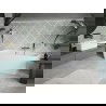 Baignoire Mexen Volta à poser contre le mur 170 x 75 cm, blanche, avec trop-plein doré - 51131707500-50