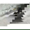 Mexen Volta baignoire autoportante murale 150 x 75 cm, blanche, évacuation en or brossé - 51131507500-55