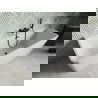 Baignoire Mexen Volta à poser murale 150 x 75 cm, blanche, évacuation noire - 51131507500-70