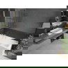 Mexen Next L paroi de baignoire 1 volet 50 x 150 cm, motif noir, nickel brossé - 895-050-000-03-77-97