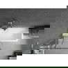 Paroi de baignoire Mexen Next L 1-volet 80 x 150 cm, motif noir, nickel brossé - 895-080-000-03-77-97