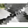 Baignoire autonome Mexen Montana 180 x 80 cm, blanche/noire, trop-plein blanc - 52011808075-20