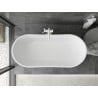 Mexen Montana baignoire autoportante 180 x 80 cm, blanche/noire, trop-plein blanc - 52011808075-20