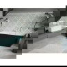 Baignoire Mexen Volta à poser murale 170 x 75 cm, blanche/noire, évacuation blanche - 51131707575-20