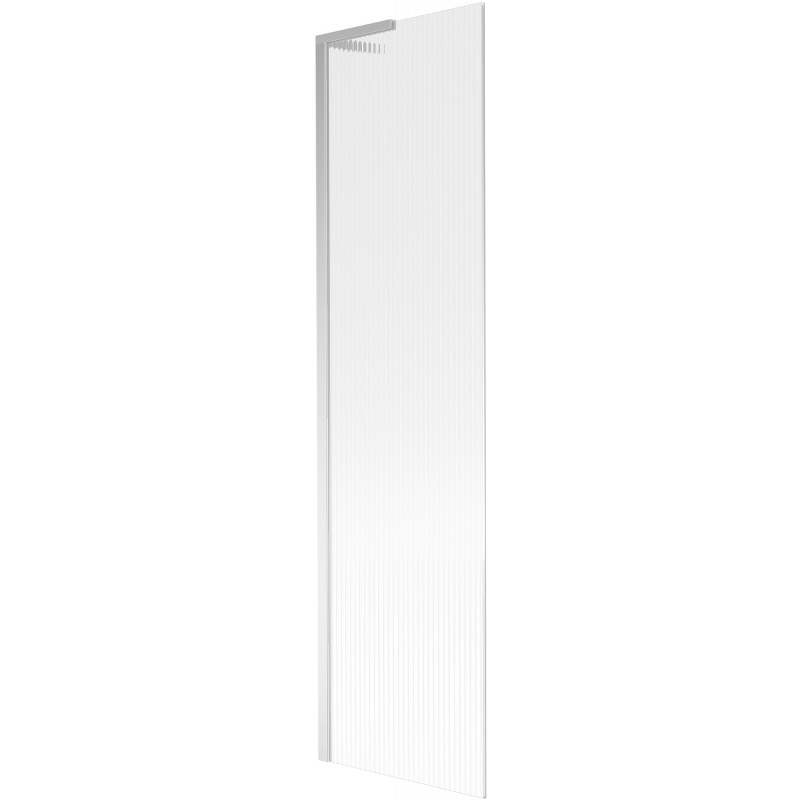 Mexen Next L pare-baignoire 1-volet 50 x 150 cm, verres rayés, chromé - 895-050-000-03-09-01
