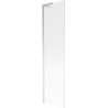 Mexen Next L paroi de baignoire à 1 vantail 50 x 150 cm, rayures, chrome - 895-050-000-03-09-01