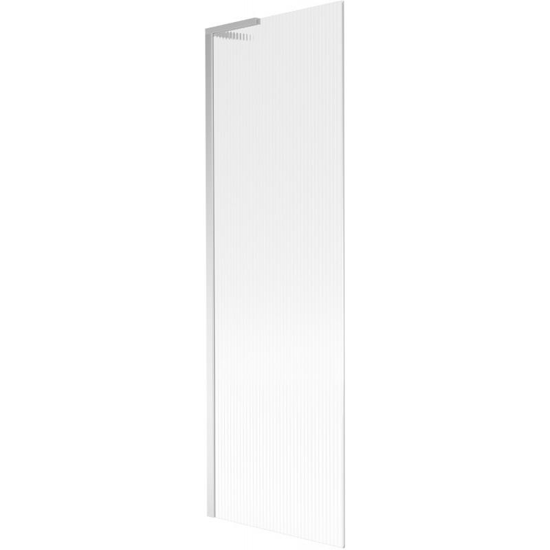 Mexen Next L paroi de baignoire 1-volet 60 x 150 cm, rayures, chrome - 895-060-000-03-09-01