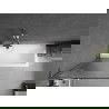 Mexen Next L paroi de baignoire à 1 volet 70 x 150 cm, stries, chrome - 895-070-000-03-09-01