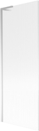 Mexen Next L paroi de baignoire 1 volet 70 x 150 cm, rayures, chrome - 895-070-000-03-09-01