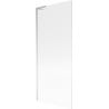 Mexen Next L paroi de baignoire 1 volet 80 x 150 cm, rayures, chrome - 895-080-000-03-09-01