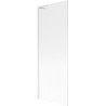 Mexen Next L paroi de baignoire 1 volet 70 x 150 cm, rayures, blanc - 895-070-000-03-09-20