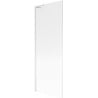 Mexen Next L paroi de baignoire pivotante 1 volet 70 x 150 cm, rayures, blanc - 895-070-000-03-09-20