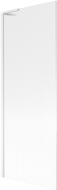 Mexen Next L paroi de baignoire pivotante 1 volet 70 x 150 cm, rayures, blanc - 895-070-000-03-09-20
