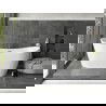 Baignoire Mexen Montana autoportante 180 x 90 cm, blanche, vidange gun metal - 52011809000-95
