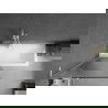 Mexen Next L écran de baignoire 1 volet 80 x 150 cm, rainures, blanc - 895-080-000-03-09-20