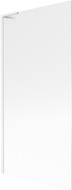 Mexen Next L pare-douche 1 vantail 90 x 150 cm, rayé, blanc - 895-090-000-03-09-20