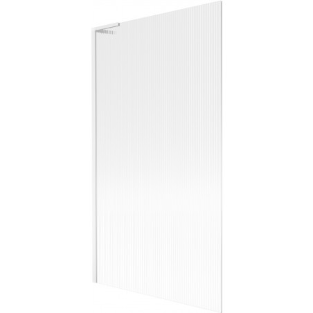 Paroi de baignoire Mexen Next L 1 volet 100 x 150 cm, rayé, blanc - 895-100-000-03-09-20