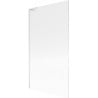 Mexen Next L paroi de douche pliable 1 volet 100 x 150 cm, rayures, blanc - 895-100-000-03-09-20