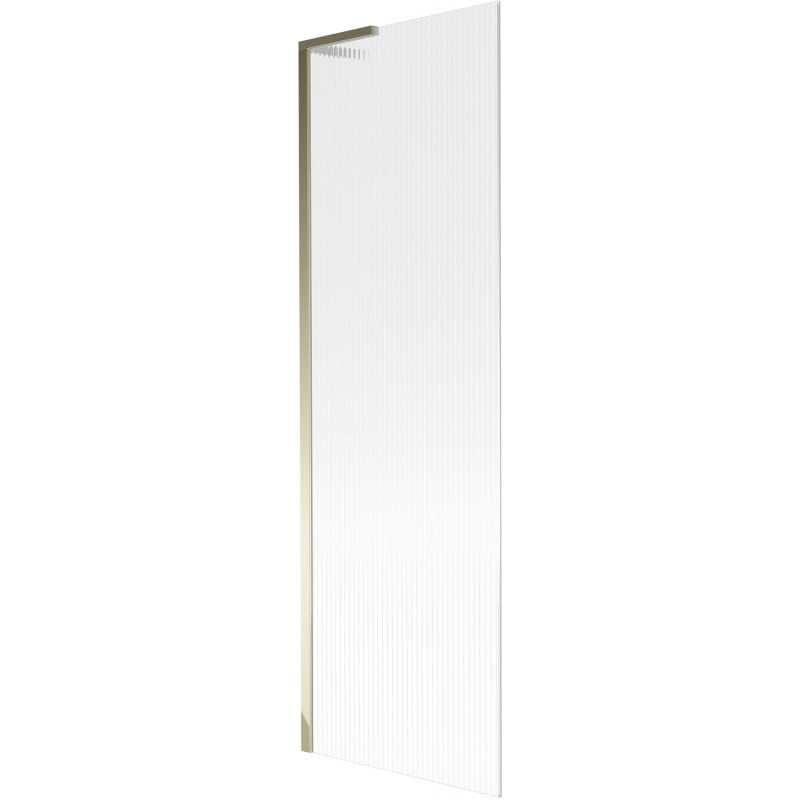 Mexen Next L paroi de baignoire 1 volet 60 x 150 cm, strié, doré - 895-060-000-03-09-50