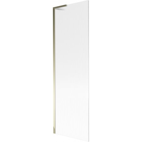 Mexen Next L paroi de baignoire 1 volet 60 x 150 cm, strié, doré - 895-060-000-03-09-50