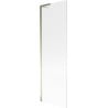 Mexen Next L paroi de baignoire 1 volet 60 x 150 cm, strié, doré - 895-060-000-03-09-50