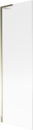 Mexen Next L paroi de baignoire 1 volet 60 x 150 cm, strié, doré - 895-060-000-03-09-50