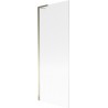 Mexen Next L paroi de baignoire à 1 vantail 70 x 150 cm, rayures, dorée - 895-070-000-03-09-50