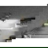 Mexen Next L paroi de baignoire 1 volet 80 x 150 cm, rainures, doré - 895-080-000-03-09-50