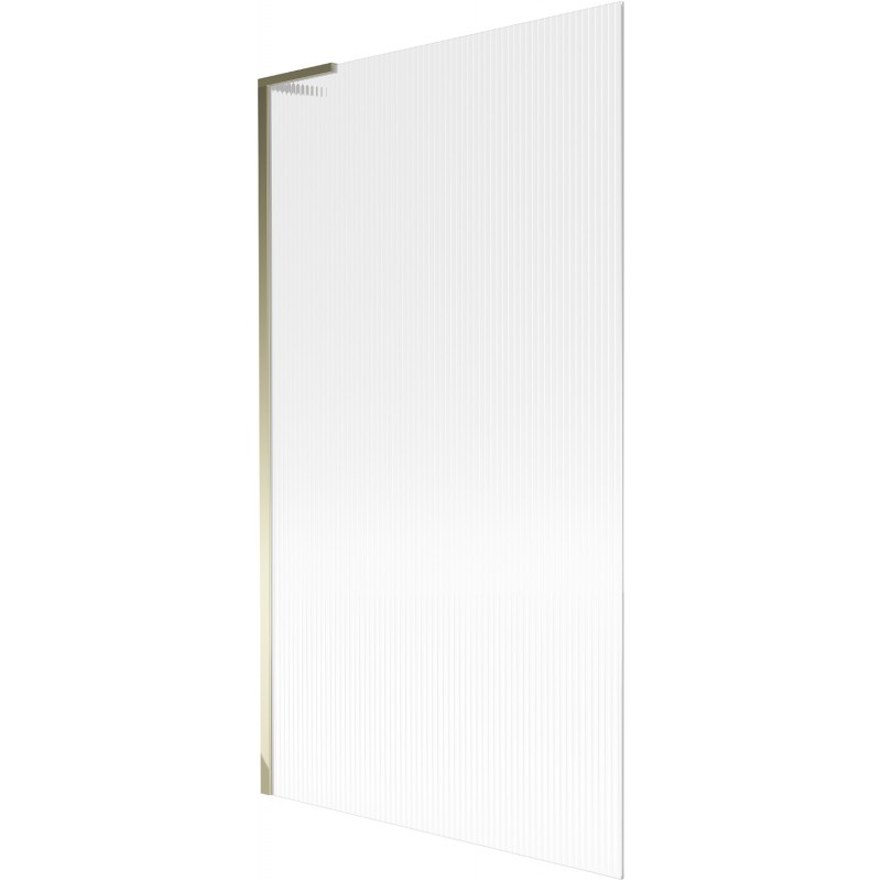 Mexen Next L paroi de baignoire 1-volet 100 x 150 cm, striée, dorée - 895-100-000-03-09-50