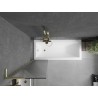 Mexen Next L paroi de baignoire 1 volet 50 x 150 cm, rayures, or brossé - 895-050-000-03-09-55