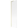 Mexen Next L paroi de baignoire 1 volet 50 x 150 cm, rayures, or brossé - 895-050-000-03-09-55