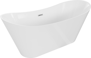 Baignoire indépendante Mexen Celia 170 x 75 cm, blanche, bonde chromée - 52331707500-01