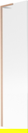 Paroi de baignoire Mexen Next L 1 volet 50 x 150 cm, rayures, cuivre brossé - 895-050-000-03-09-65