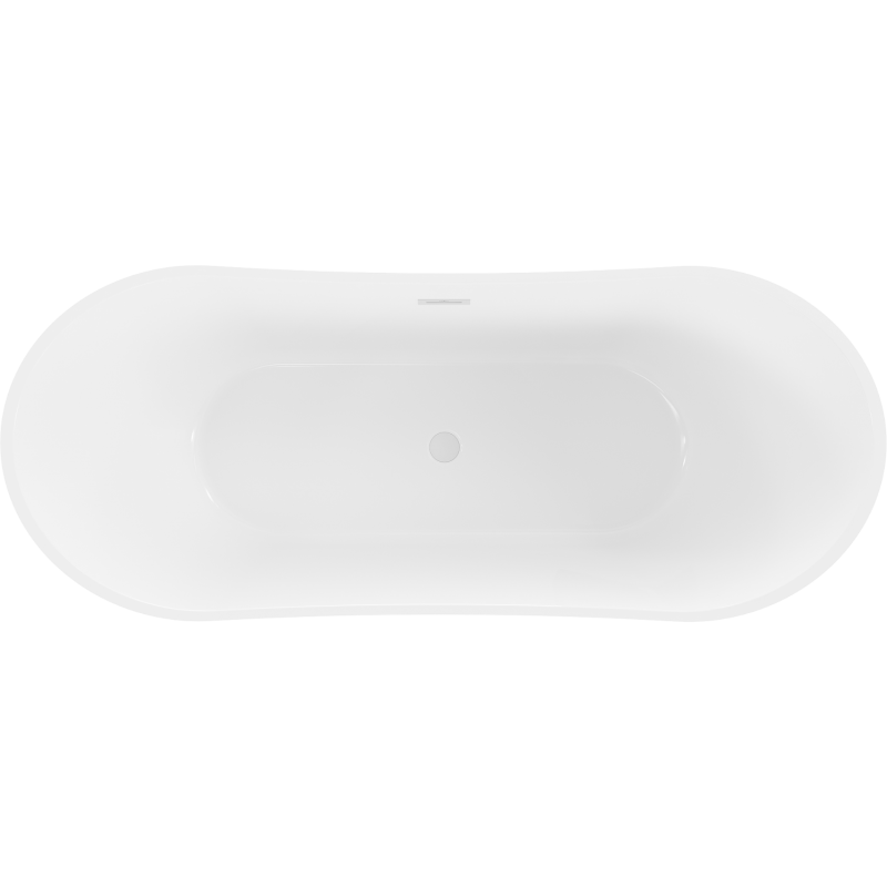 Mexen Celia baignoire autoportante 170 x 75 cm, blanche, trop-plein blanc - 52331707500-20