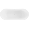 Mexen Celia baignoire autoportante 170 x 75 cm, blanche, trop-plein blanc - 52331707500-20