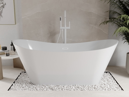 Mexen Celia baignoire autoportante 170 x 75 cm, blanche, trop-plein blanc - 52331707500-20