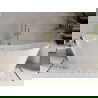 Baignoire Mexen Celia autoportante 170 x 75 cm, blanche, évacuation dorée - 52331707500-50