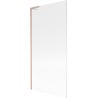 Mexen Next L paroi de baignoire 1 vantail 90 x 150 cm, rayures, cuivre brossé - 895-090-000-03-09-65