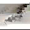 Baignoire Mexen Celia indépendante 170 x 75 cm, blanche, évacuation en or brossé - 52331707500-55