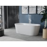 Mexen Luna baignoire autoportante 170 x 80 cm, blanche, trop-plein blanc - 52031708000-20