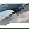 Baignoire Mexen Luna indépendante 180 x 80 cm, blanche, évacuation dorée - 52031808000-50