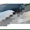 Baignoire Mexen Luna indépendante 180 x 80 cm, blanche, évacuation gun gray brossé - 52031808000-66